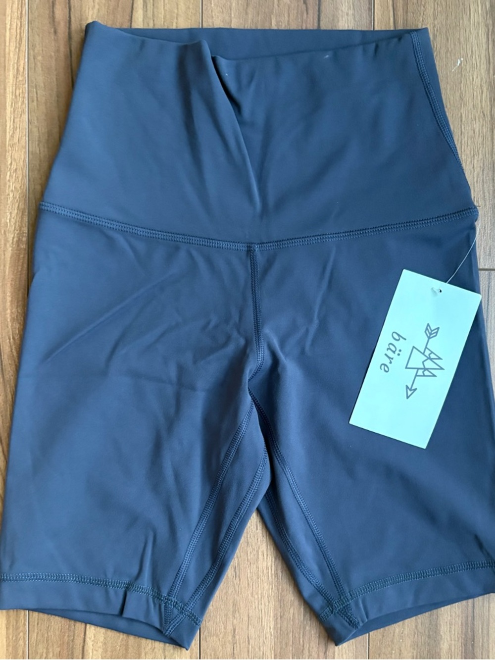 Women’s Bare Activewear High-Waist Navy Bike Shorts